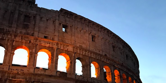 voyage in rome, colosseum